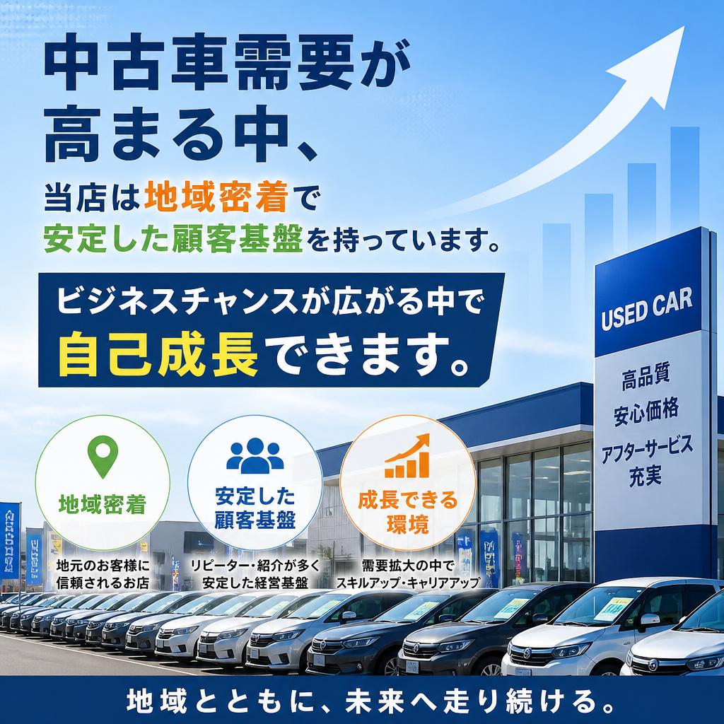 中古車販売の市場性