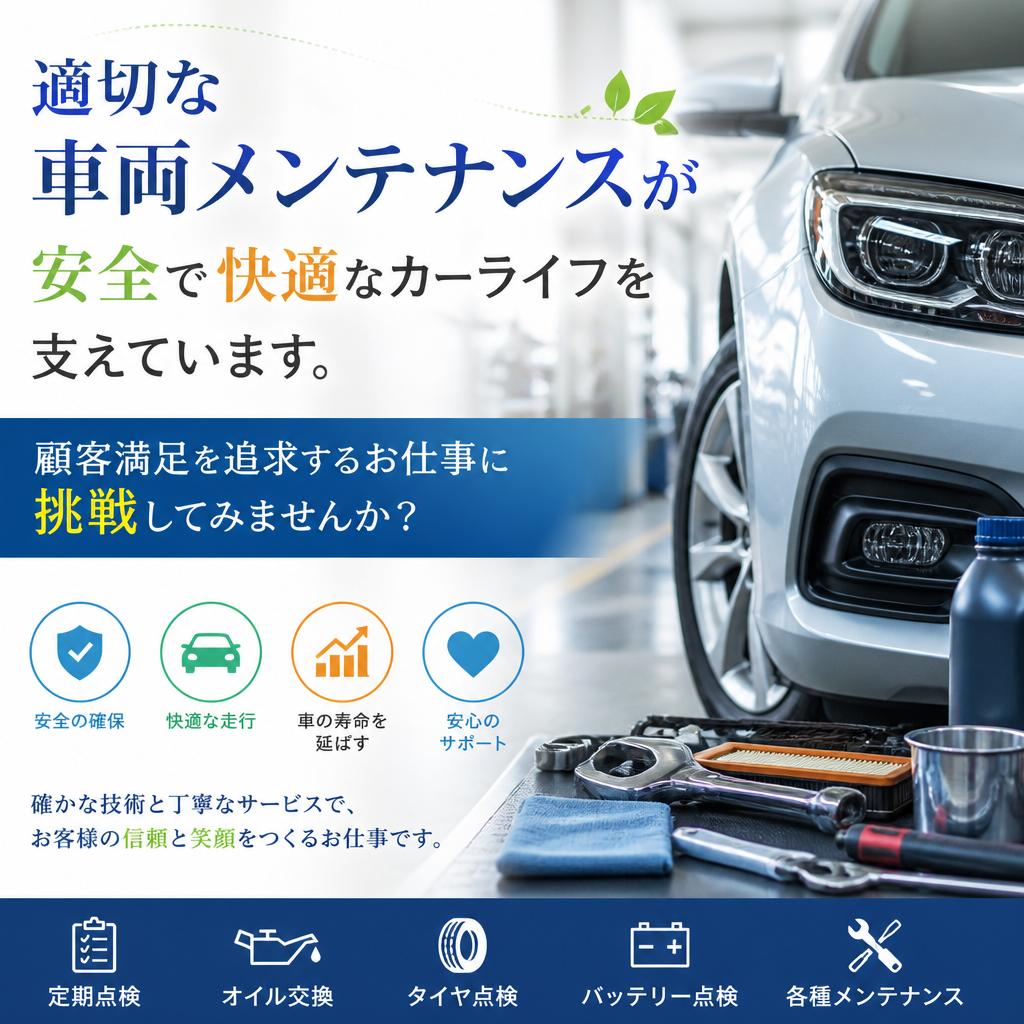 車両メンテナンスの重要性