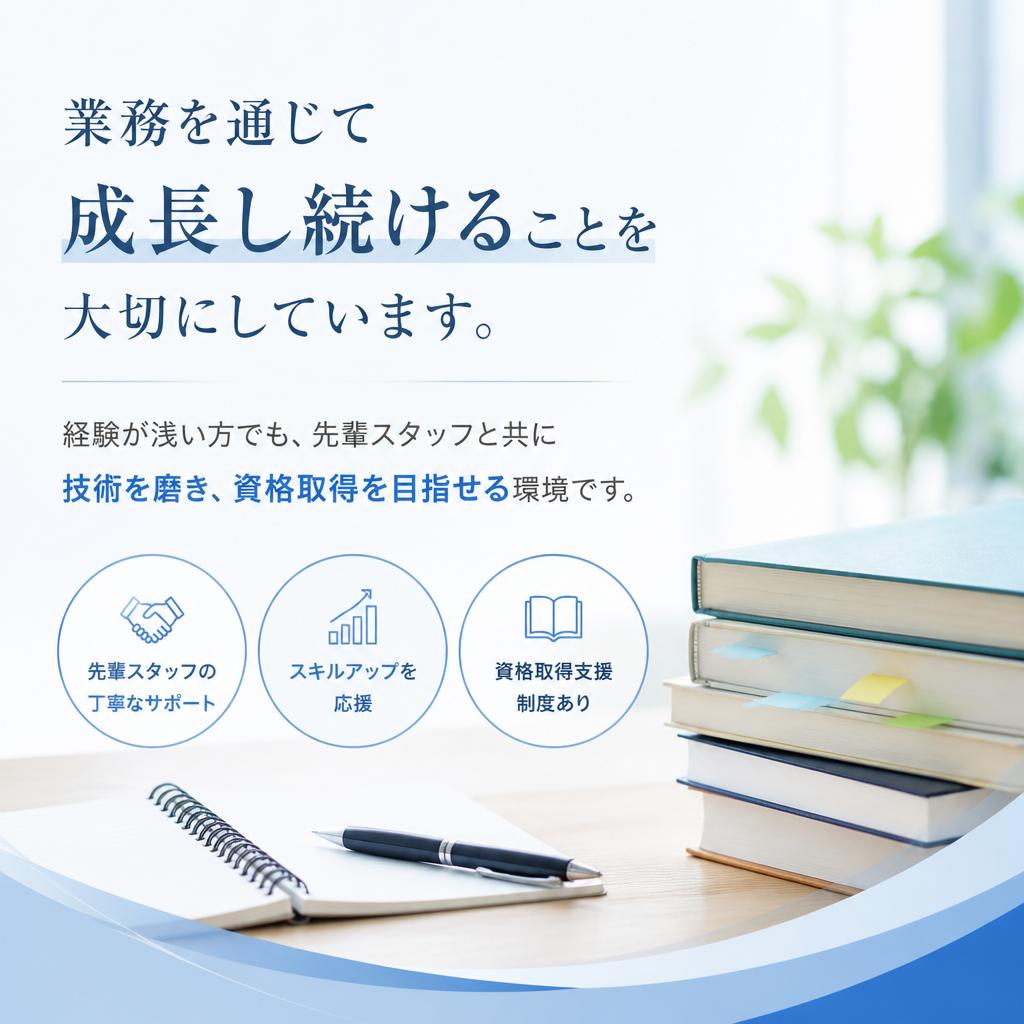 個々の成長をサポートする環境