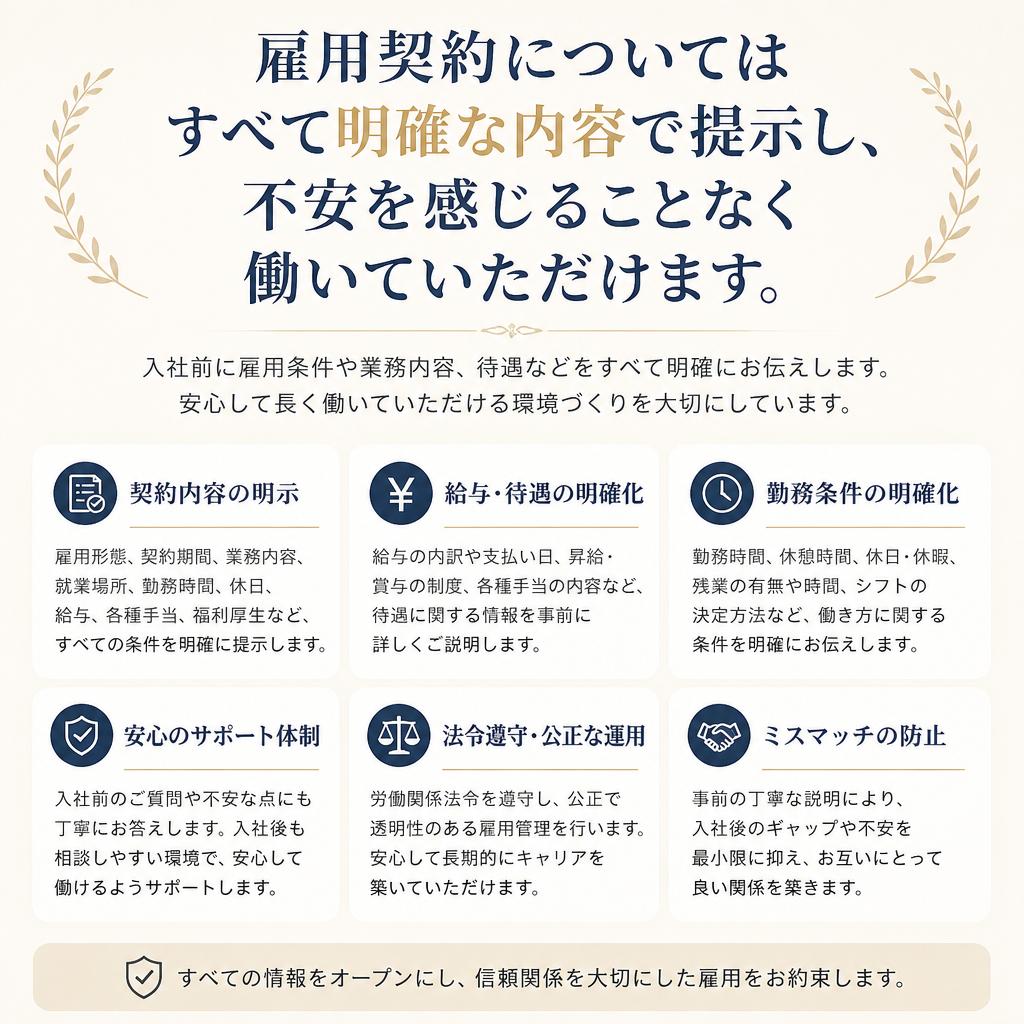 雇用契約の透明性