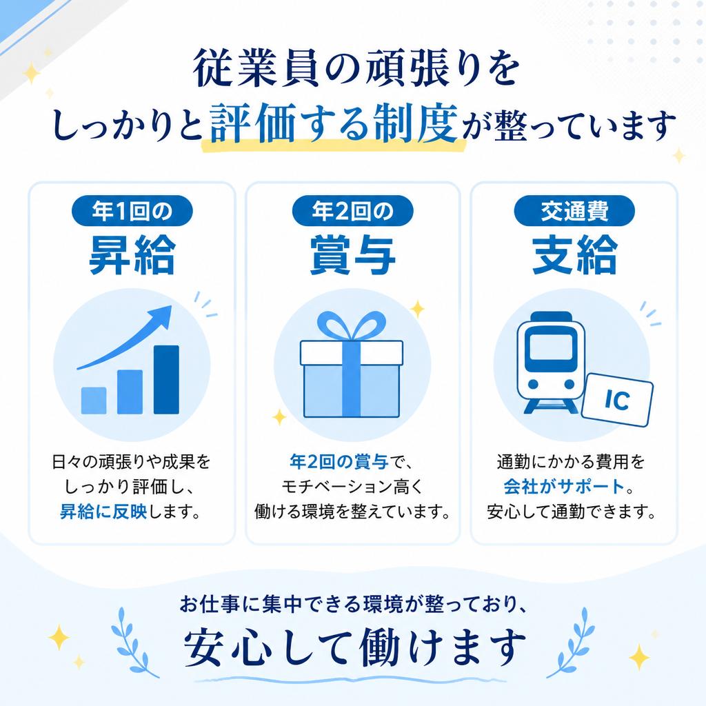 充実の福利厚生