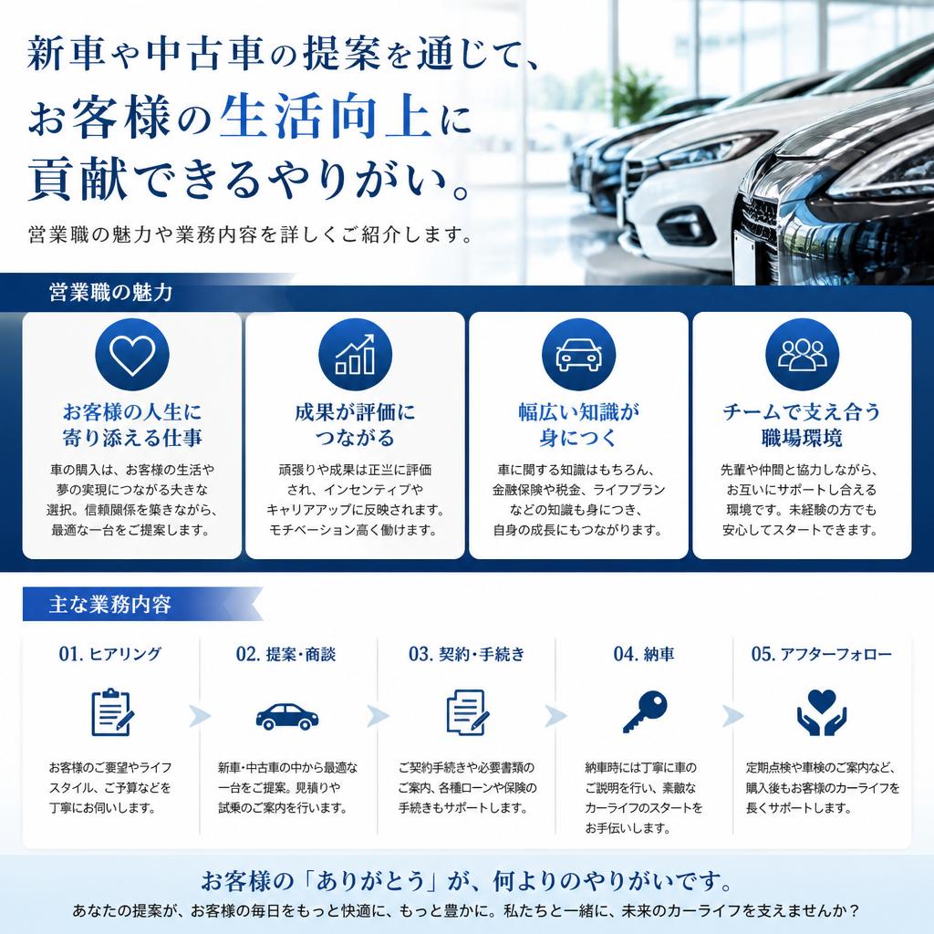 営業職の魅力とは？