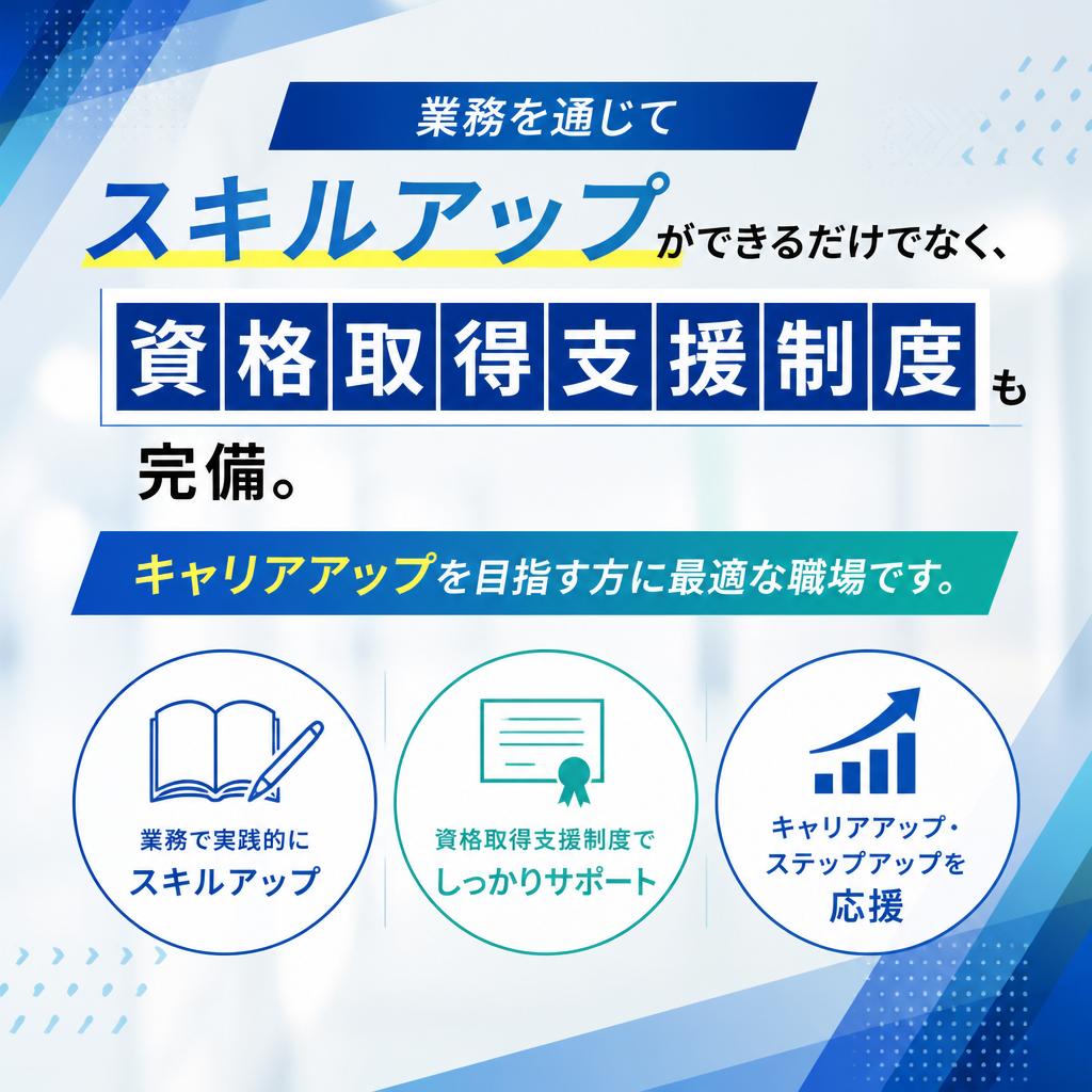 スキルアップのチャンス