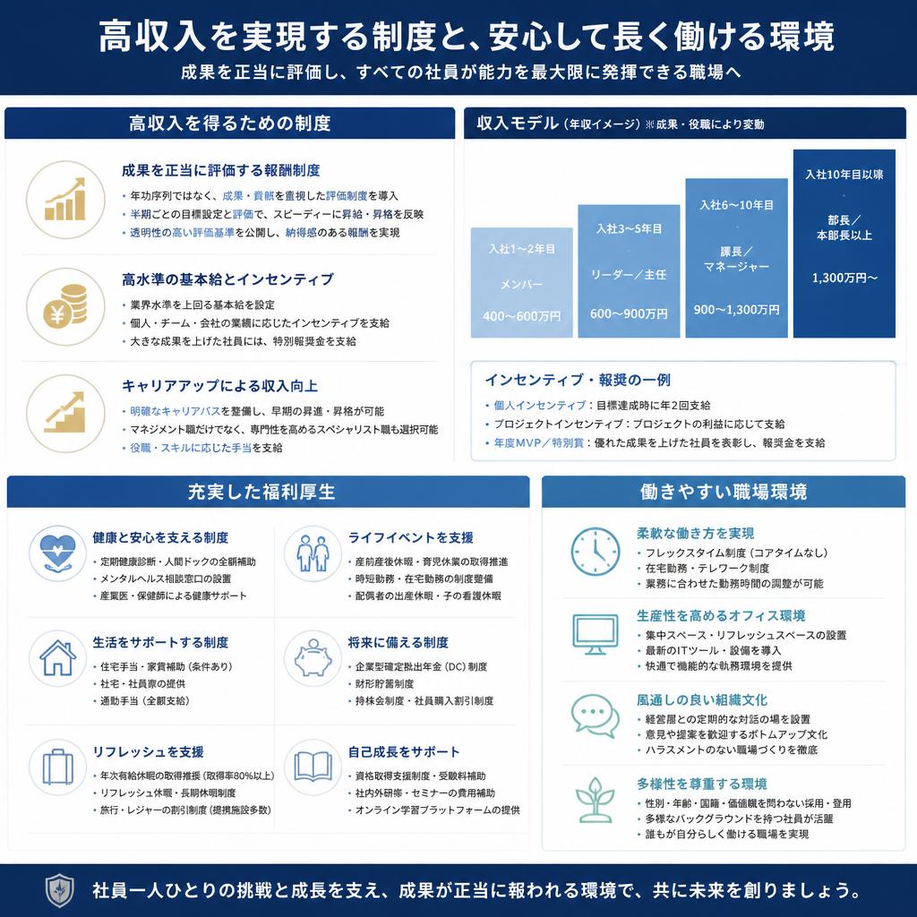 5. 正社員としての待遇