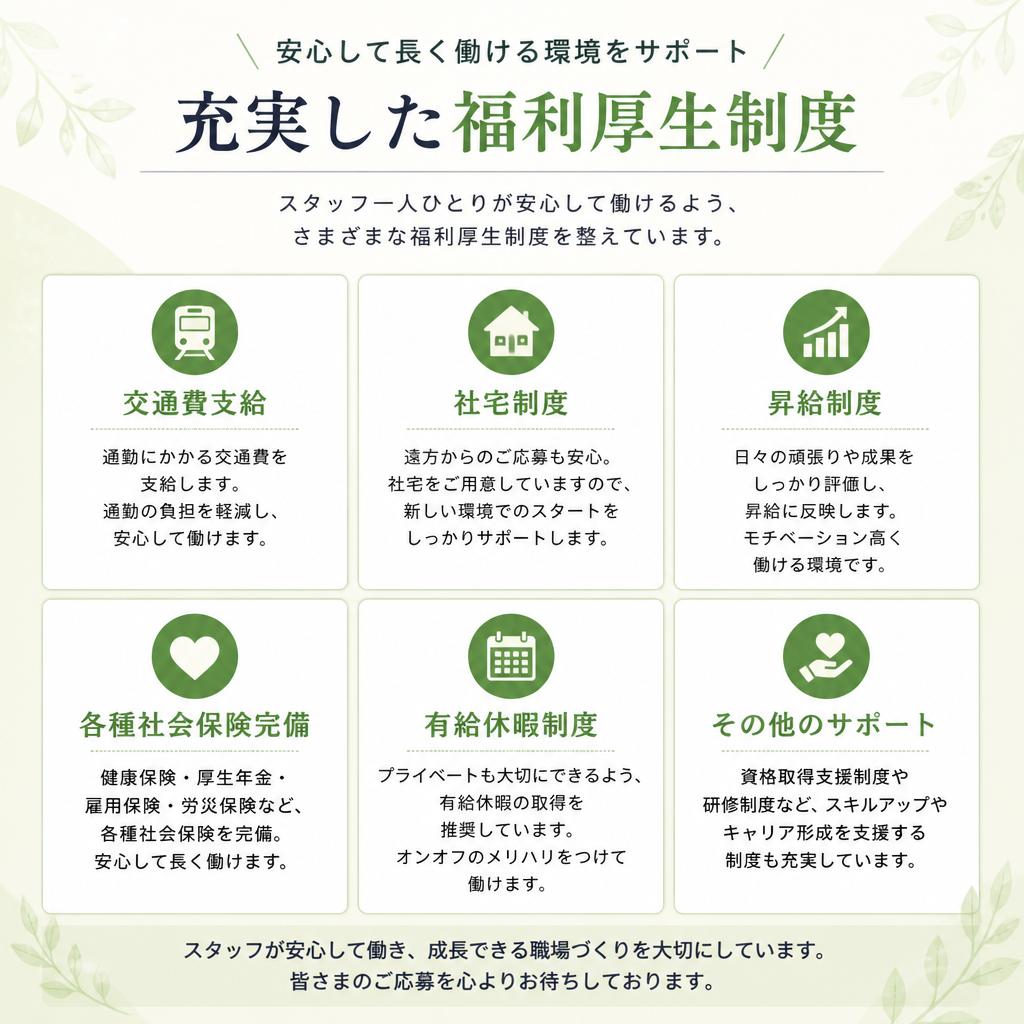 5. 充実した福利厚生