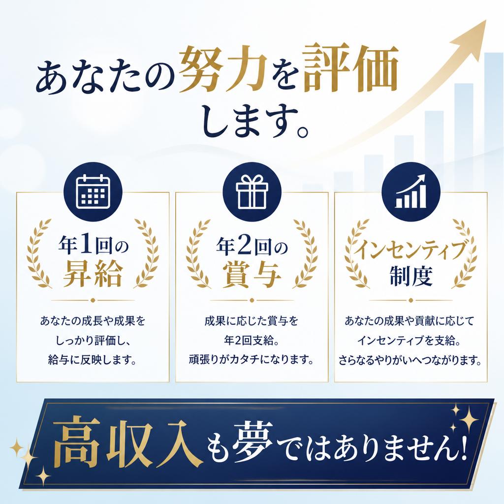 あなたの頑張りをしっかり評価