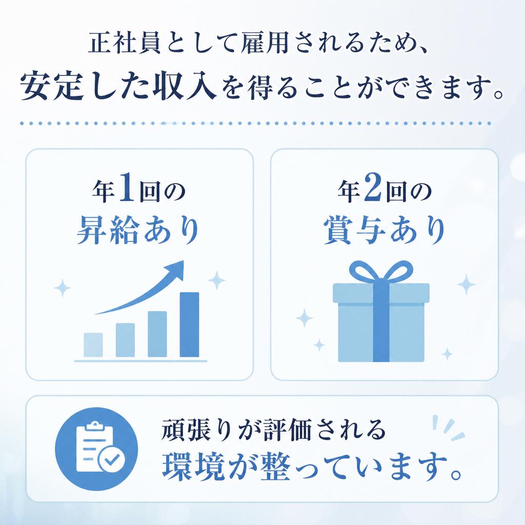 正社員としての安定